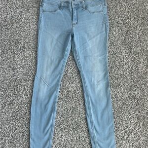 Hollister Light Blue Low Rise Jeggings Size 9R Womens